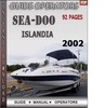 Thumbnail Seadoo Islandia 2002 Operators Guide Manual Download