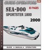 Thumbnail Seadoo Sportster 1800 2000 Operators Guide Manual Download