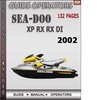 Thumbnail Seadoo XP RX RX DI 2002 Operators Guide Manual Download