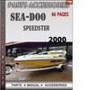Thumbnail Seadoo Speedster 2000 Parts Accessories Catalog Manual Downl