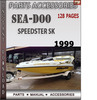 Thumbnail Seadoo Speedster SK 1999 Parts Accessories Catalog Manual Do