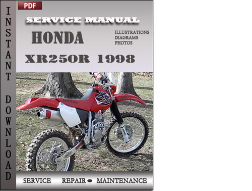 Honda XR250R 1998 Service Repair Manual Download - Download Manuals...