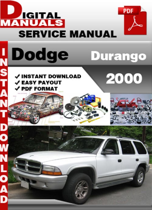 Dodge Durango 2000 Factory Service Repair Manual Tradebit
