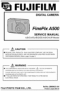 Thumbnail FUJI FINEPIX A500 SERVICE/REPAIR MANUAL Thumbnail FUJI FINEPIX A500 SERVICE/REPAIR MANUAL