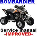 BOMBARDIER 2000 ATV DS650 REPAIR MANUAL [IMPROVED]