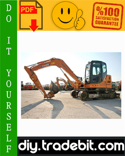 Thumbnail Case CX75SR, CX80 Crawler Excavators Service Repair Manual Download