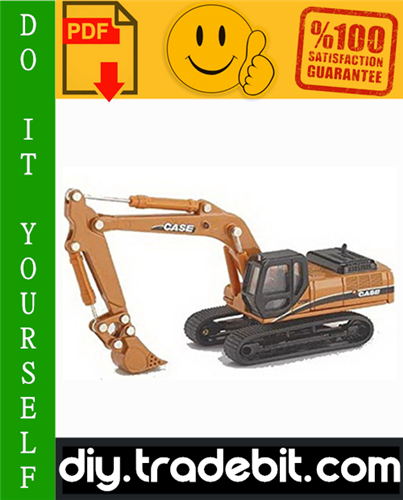 Thumbnail Case CX330, CX350 Crawler Excavators Service Repair Manual Download