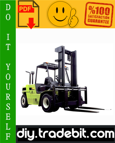 Thumbnail Clark C60D, C70D, C75D, C80D, C60L, C70L, C75L Forklift Service Repair Manual Download