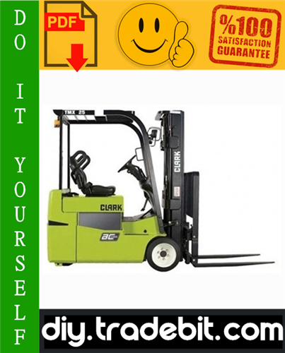 Thumbnail Clark TMX12, TMX13, TMX15S, TMX15, TMX17, TMX18, TMX20, TMX20x, TMX25，EPX16, EPX18 Forklift Trucks Service Repair Manual Download