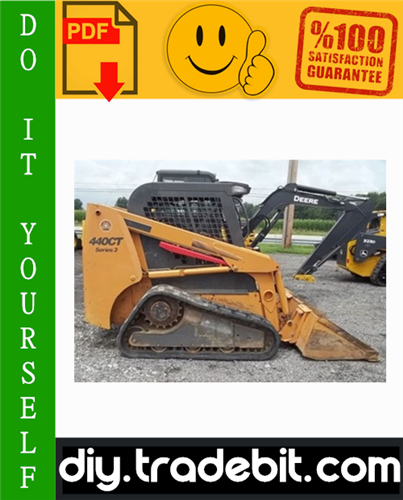 Thumbnail Case 430/440 Skid Steer & 440CT Compact Track Loader Service Repair Manual Download