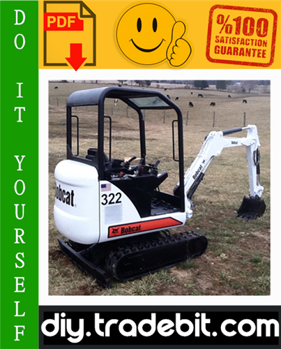 Thumbnail Bobcat 320, 320L, 322 Excavator Service Repair Manual Download
