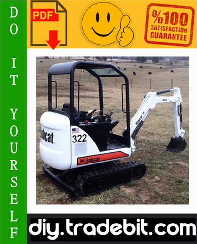 Thumbnail Bobcat 320, 322 Excavator Service Repair Manual Download (320 - S/N 223911001 & Above, 322 - S/N 224011001 & Above, G Series)