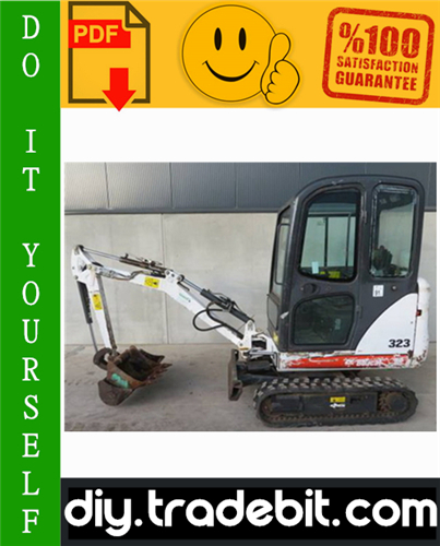 Thumbnail Bobcat 323 Compact Excavator Service Repair Manual Download (S/N: A9JZ11001 & Above)