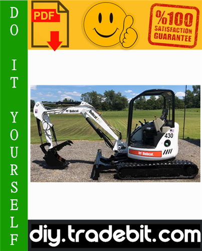 Thumbnail Bobcat 430 Compact Excavator Service Repair Manual Download (S/N: AA8711001 & Above, S/N: AA8811001 & Above, S/N: AACF11001 & Above, S/N: AACG11001 & Above)