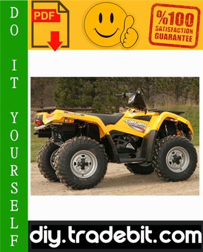 Thumbnail Bombardier Can-Am Outlander 400 EFI Series ATV Service Repair Manual 2008-2009 Download