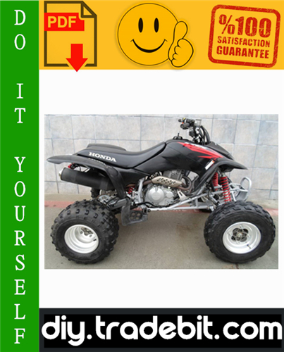 Thumbnail Honda TRX400EX, TRX400X Sportrax ATV Service Repair Manual 2005-2009 Download