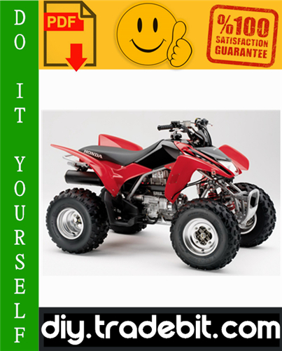 Thumbnail Honda TRX250EX Sportrax ATV Service Repair Manual 2001-2005 Download