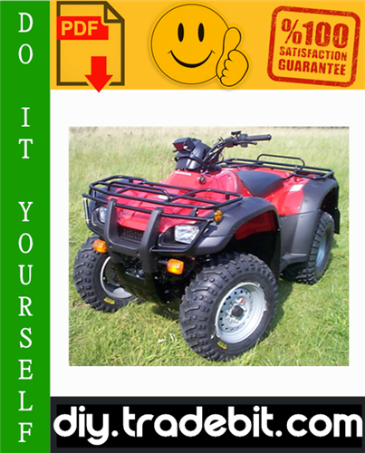 Thumbnail Honda TRX350TM / TRX350TE Rancher & Honda TRX350FM / TRX350FE Rancher 4x4 ATV Service Repair Manual 2000-2003 Download