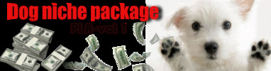 Thumbnail dog niche plr package