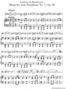 Thumbnail Beethoven Allegretto from Symphony No7 for Cello and Piano