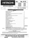 Thumbnail Hitachi TV 51S500 SERVICE MANUAL COMPLETE