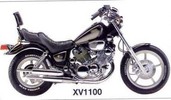 Thumbnail YAMAHA VIRAGO XV1100 VIRAGO 85-99 REPAIR SERVICE MANUAL