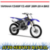 Thumbnail YAMAHA YZ450F YZ-450F 2009-2014 BIKE WORKSHOP SERVICE MANUAL
