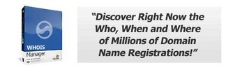 Thumbnail Whois Manager Domain Name Reaserch Software