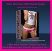 Thumbnail Adult Membership Paysite Templates V.1 Master Resell Rights