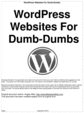 Thumbnail WORDPRESS Websites For Newbies