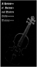 Thumbnail Violin Makers - Ancient & Modern Violin Making