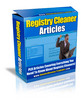 Thumbnail Registry Cleaner PLR Articles - Very High Quality!