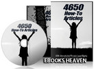 Thumbnail 4650 How-To Articles with Private Label Rights