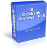 Thumbnail 50 Clickbank Product Review PLR Articles (with BONUS)