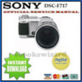 Thumbnail SONY DSC-F717 DSC F717 SERVICE & REPAIR MANUAL DOWNLOAD