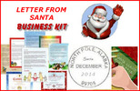 Thumbnail Letter from santa claus business kit