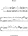 Thumbnail Bedrock Sheet Music