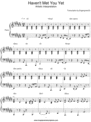 Thumbnail Havent Met You Yet (Artistic) - Piano sheet music