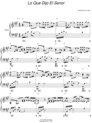 Thumbnail Lo Que Dijo El Senor Sheet Music