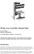 Thumbnail 30 Day Low Carb Diet. The Ketosis PLan!