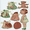Thumbnail 21 pages of Vintage paper dolls