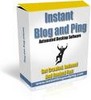 Thumbnail Instant Blog and Ping Automated Desktop Software with Resale