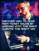 Thumbnail How to make high ticket sales by working with right clients