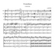 Thumbnail Beethoven Prometheus Overture, for string quartet, CB005