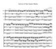 Thumbnail Handel Arrival of the Queen Sheba, for string quartet, CH102