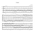 Thumbnail Pachelbel Canon, for string quartet, CP001