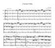 Thumbnail Clarinet Polka, for string quartet, JM005