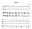 Thumbnail Pachelbel  Canon, for 3 violins & piano, VN304
