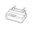 Thumbnail Epson LX-300+ 9-pin Serial Impact Dot Matrix Printer Service Repair Manual