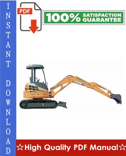 Thumbnail CASE CX20B, CX22B, CX27B HYDRAULIC EXCAVATOR Workshop Service Repair Manual Thumbnail CASE CX20B, CX22B, CX27B HYDRAULIC EXCAVATOR Workshop Service Repair Manual